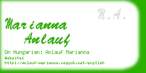 marianna anlauf business card